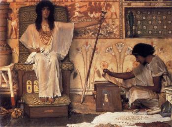 Sir Lawrence Alma-Tadema : Joseph, Overseer of Pharaoh's Graneries